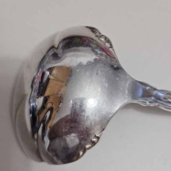 2pc Oneida Silver Artistry Solid Gravy Ladle & Meat Fork Serving Set 1965 - Picture 4 of 8